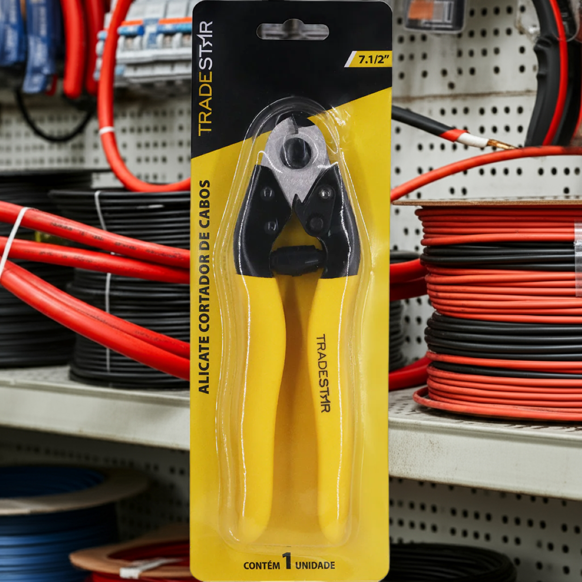 Alicate Cortador de Cabos 7.1/2'' Aço Carbono Tradestar - 4