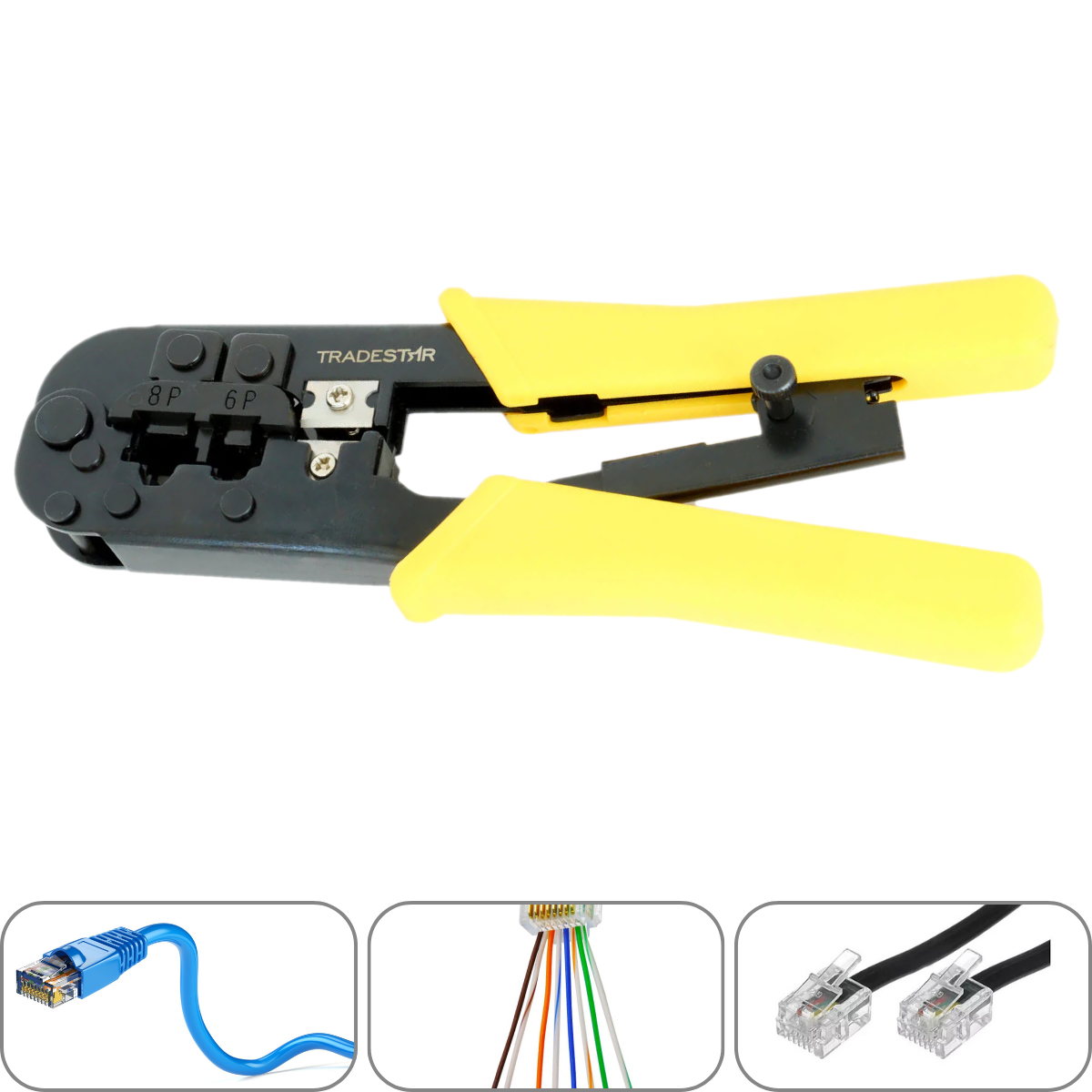 Alicate Crimpador Rj45 / Rj11 Tradestar - 1