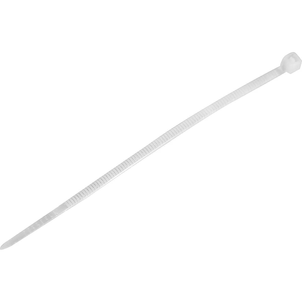 Abraçadeira Nylon 2,5 x 100 mm Branca 100 Unidades Tradestar - 1