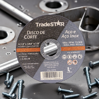 Disco de Corte 115 x 1,2 mm Furo 7/8" Aço e Inox Tradestar - 3