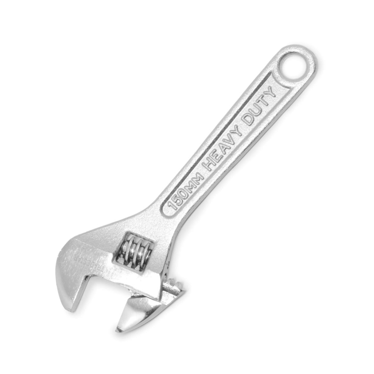 Chave Ajustável 6'' Aço Carbono Cromada Tradestar - 4