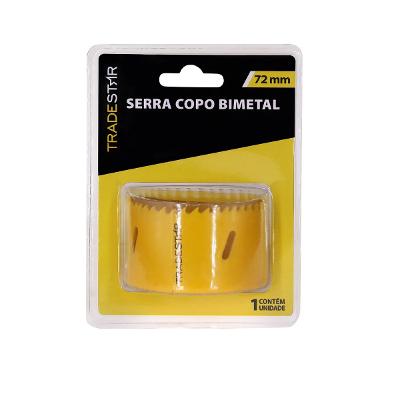 Serra Copo 72 mm Aço Rápido Bimetal Tradestar