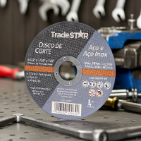 Disco de Corte 115 x 1 mm Furo 7/8" Aço e Inox Tradestar - 7