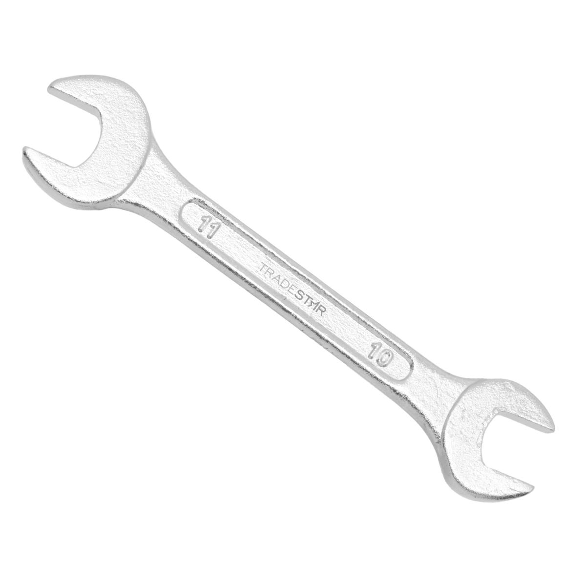 Chave Fixa 10 x 11 mm Aço Carbono Tradestar - 1