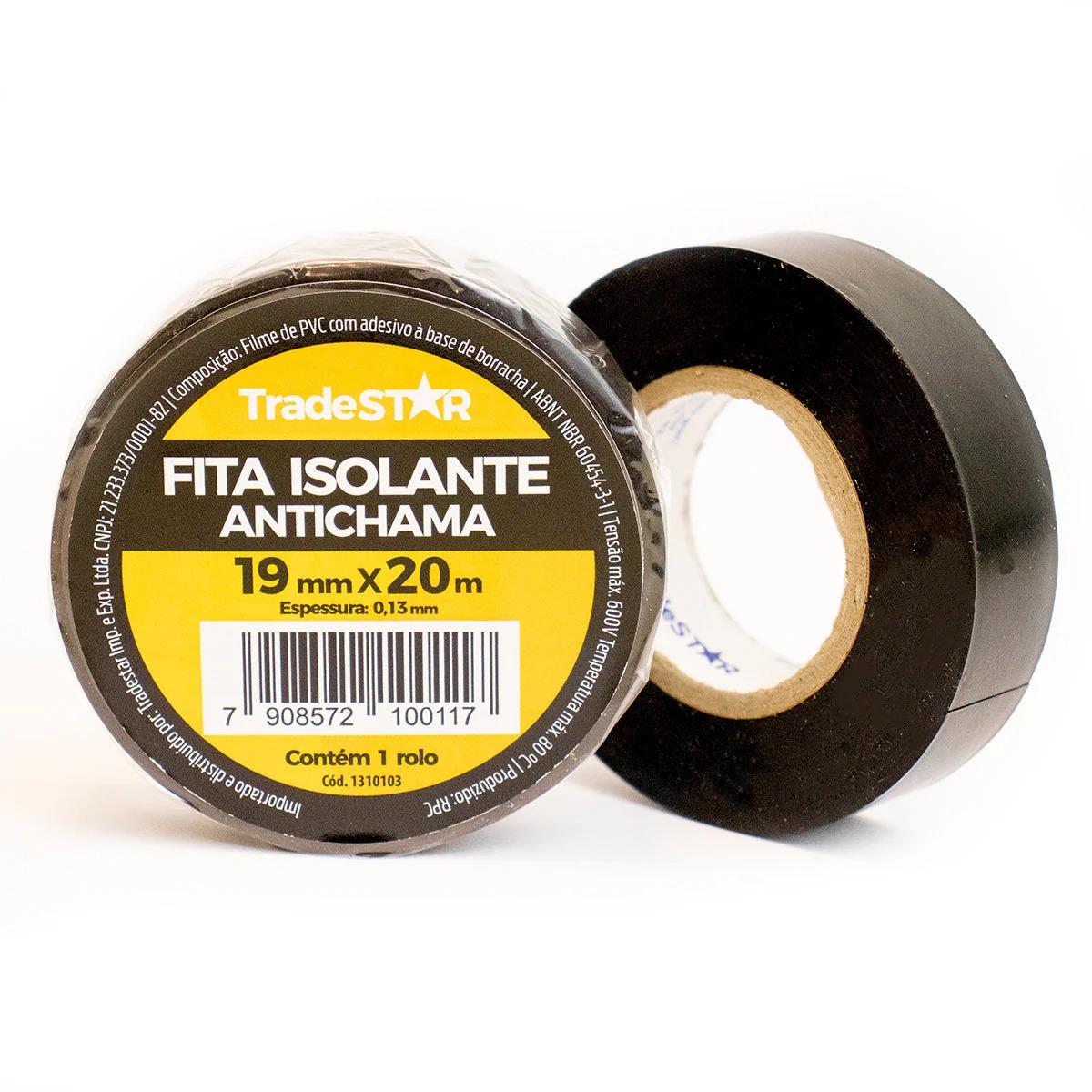 Fita Isolante 19 mm x 20 Metros Tradestar - 3