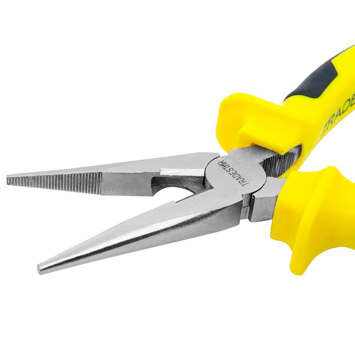 Alicate Bico Meia Cana 6'' Aço Carbono Niquelado Tradestar - 3