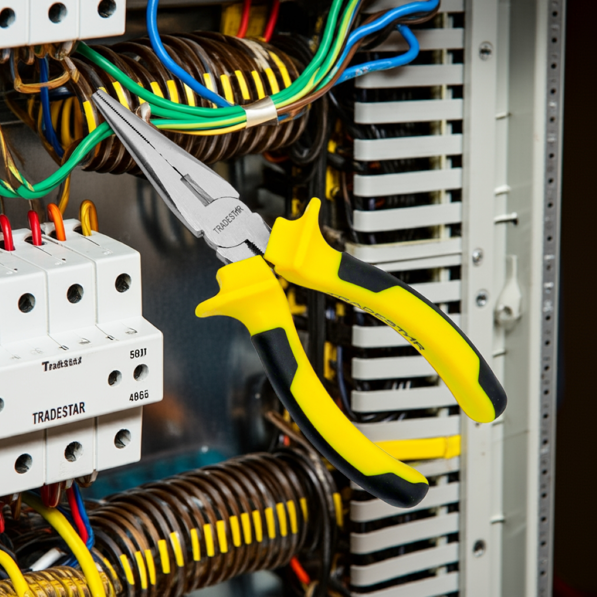 Alicate Bico Meia Cana 6'' Aço Carbono Niquelado Tradestar - 6