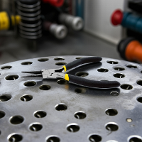 Alicate Bico Redondo 4.1/2'' Aço Carbono Tradestar - 7