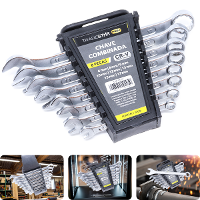 Jogo Chave Combinada 6 - 17 mm 8 Peças CR-V Tradestar - 1