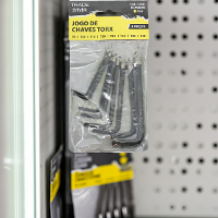 Jogo Chave Torx T9 - T40 Chaveiro 8 Peças Tradestar - 2