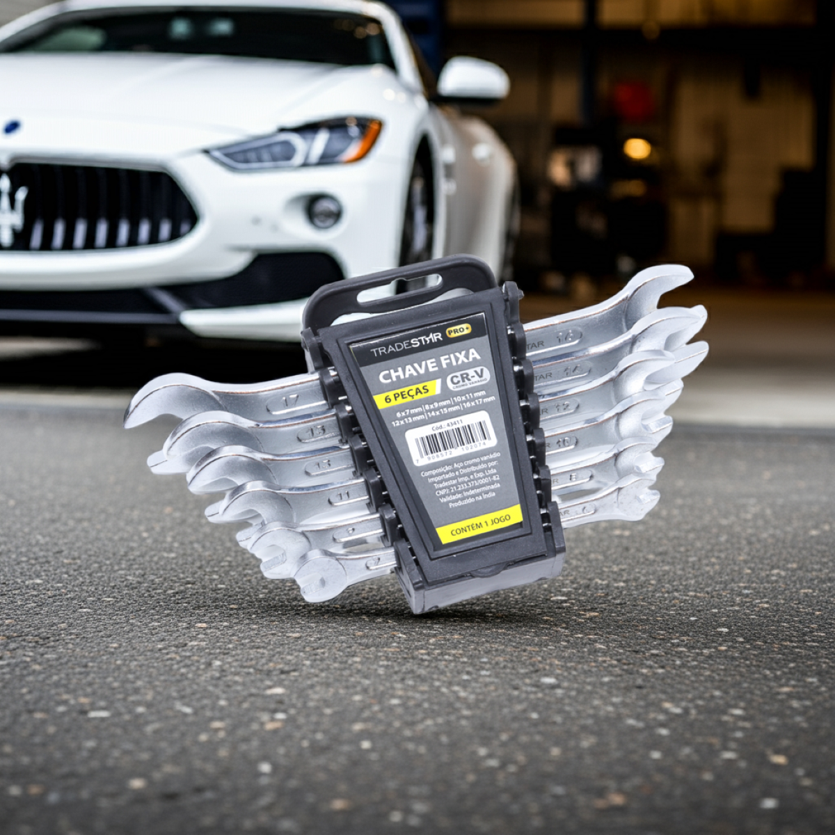 Jogo Chave Fixa 6-17 mm 6 Peças CR-V Tradestar - 9