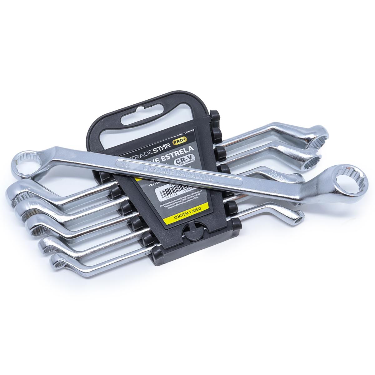 Jogo Chave Estrela 6 - 17 mm 6 Peças CR-V Tradestar - 5