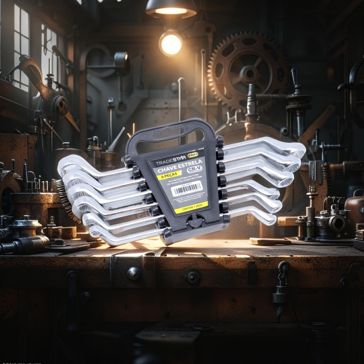 Jogo Chave Estrela 6 - 17 mm 6 Peças CR-V Tradestar - 9