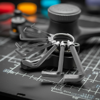 Jogo Chave Allen 1,5 mm - 8,0 mm Chaveiro 8 Peças Tradestar - 6