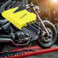 Jogo Chave Allen 1,5 - 10 mm Curto 9 Peças CR-V Tradestar - 3