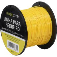 Linha Pedreiro Nylon 0,8 mm 100 Metros Amarela Tradestar - 5