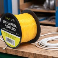Linha Pedreiro Nylon 0,8 mm 100 Metros Laranja Tradestar - 6