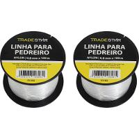 Linha Pedreiro Nylon 0,8 mm 100 Metros Transparente Tradestar