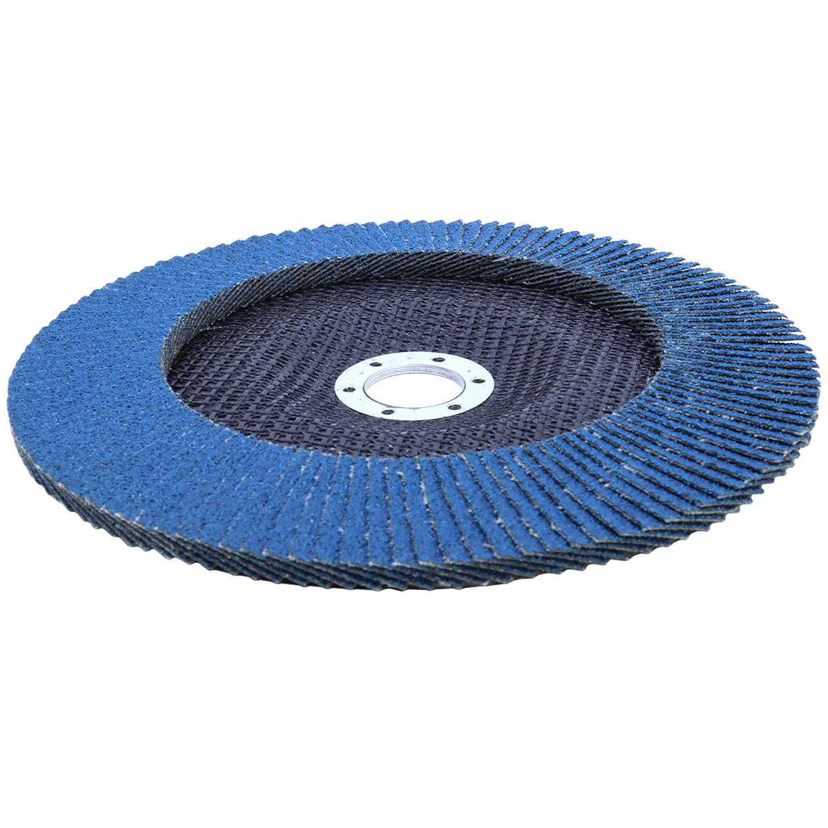 Disco Flap 180 mm G60 Fibra Cônico Azul Aço e Inox Tradestar - 8