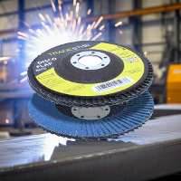 Flap Disc 115 mm G40 Fibra Reto Azul Aço e Inox Tradestar - 7