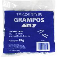 Grampo Tipo U Galvanizado 1 x 9 com 1  KG Tradestar - 5