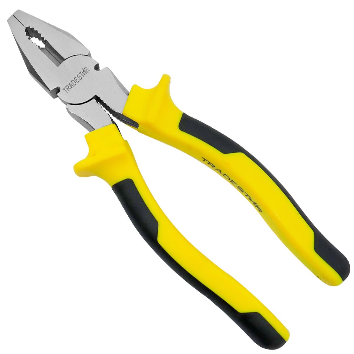 Alicate Universal 8'' Aço Carbono Niquelado Tradestar - 1