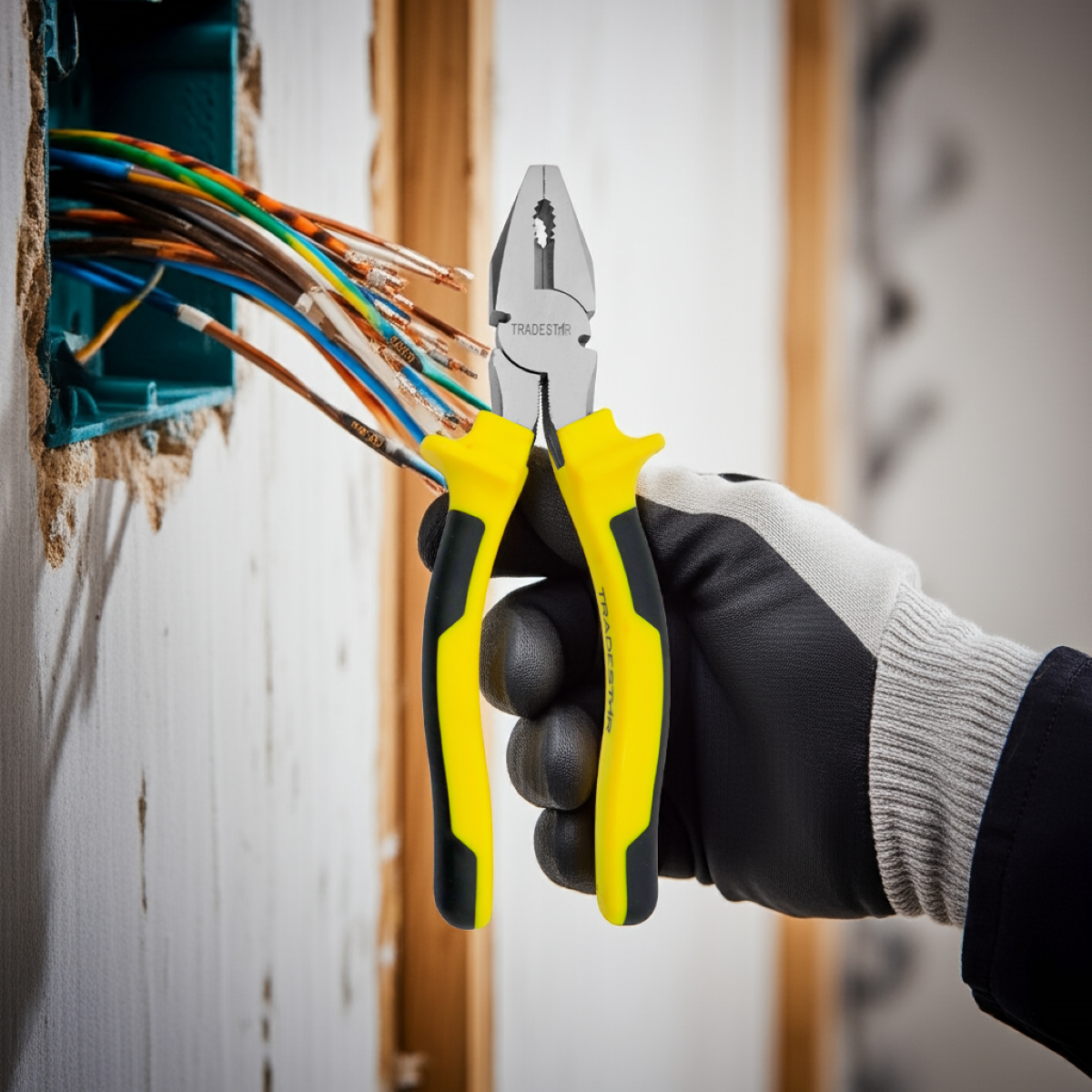 Alicate Universal 8'' Aço Carbono Niquelado Tradestar - 2