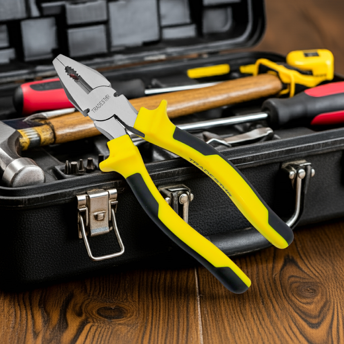 Alicate Universal 8'' Aço Carbono Niquelado Tradestar - 6