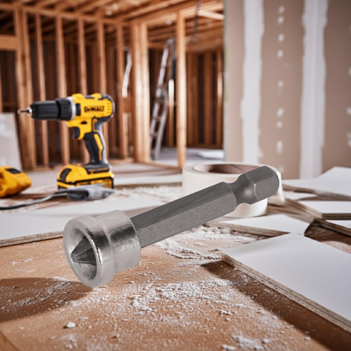 Bits Drywall 1/4" Phillips PH2 Limitador 50 mm 2 Unidades Tradestar - 3