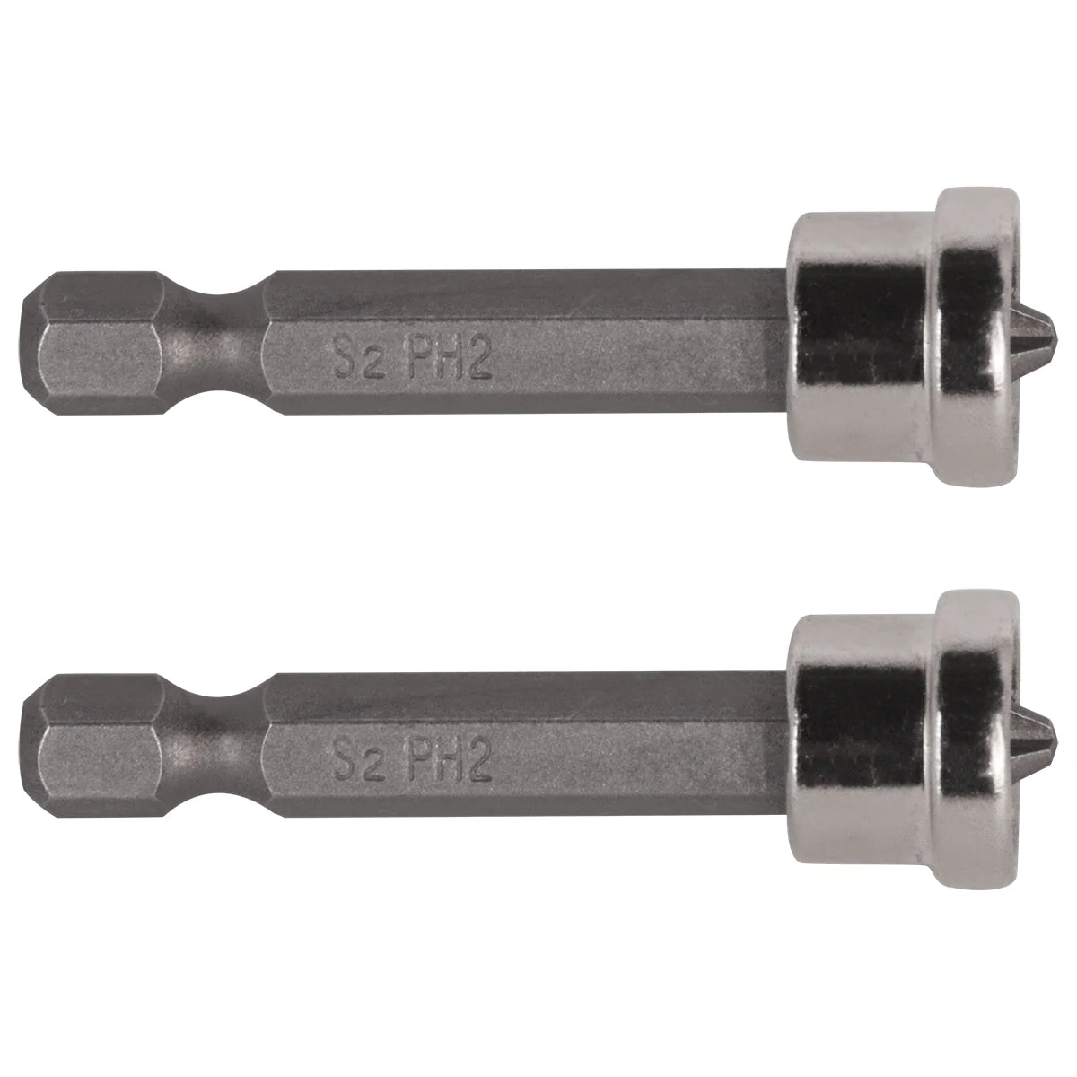 Bits Drywall 1/4" Phillips PH2 Limitador 50 mm 2 Unidades Tradestar - 7