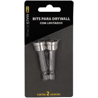 Bits Drywall 1/4" Phillips PH2 Limitador 50 mm 2 Unidades Tradestar - 8