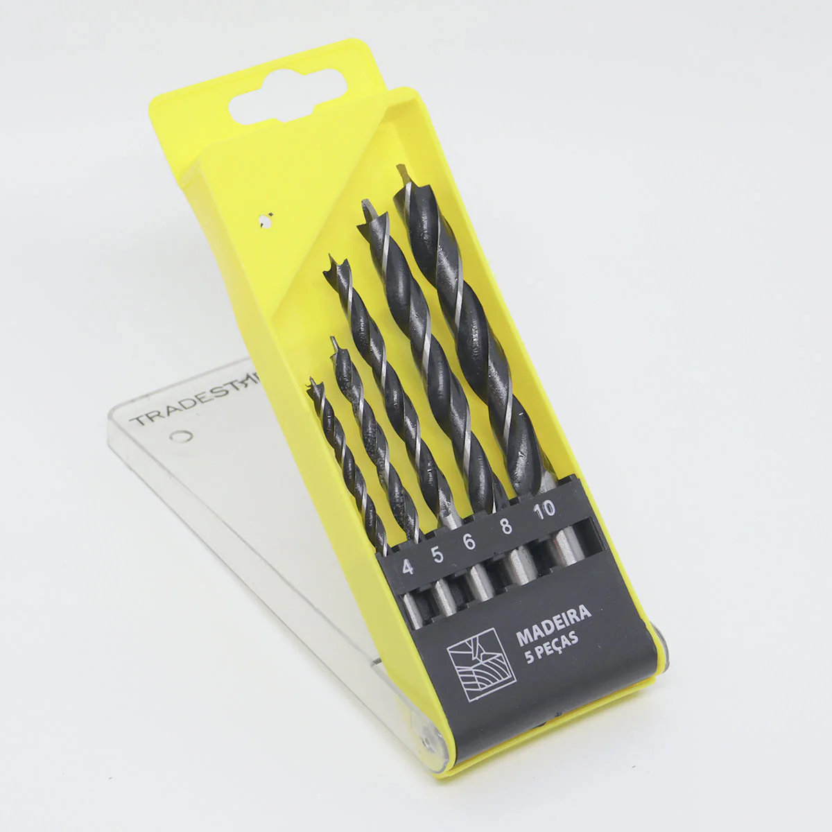 Jogo Broca para Madeira 4-10 mm 3 Pontas 5 Peças Tradestar - 6