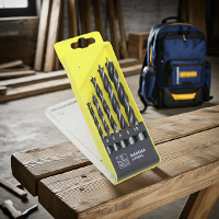 Jogo Broca para Madeira 4-10 mm 3 Pontas 5 Peças Tradestar - 2