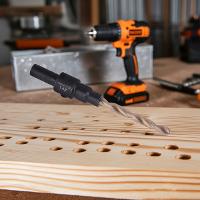 Jogo Broca com Escareador 6 - 14 mm para Madeira 6 Peças Tradestar - 2