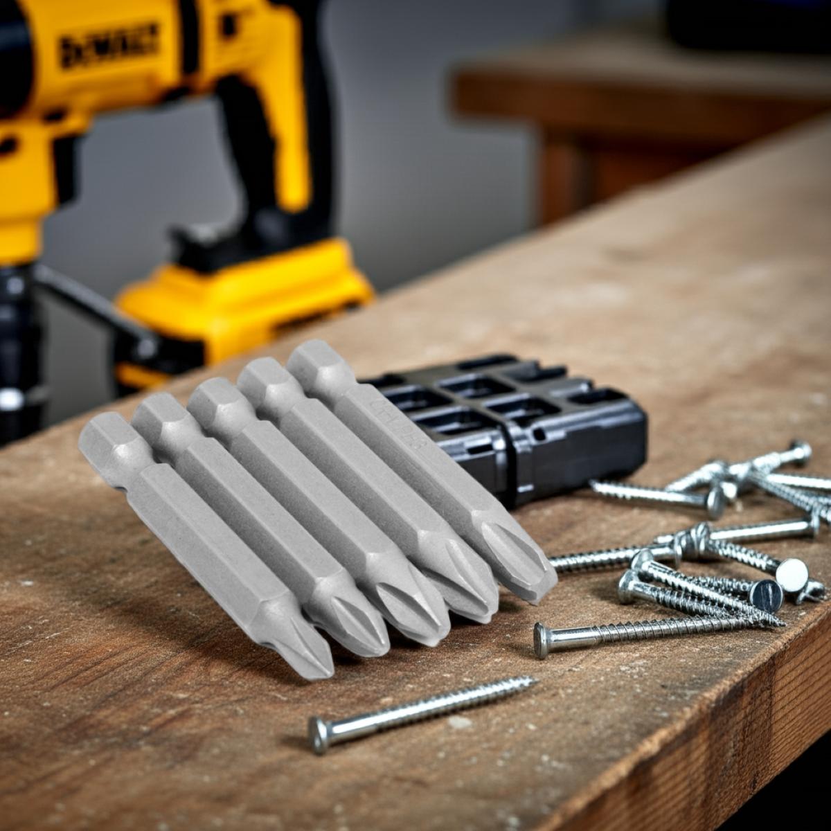 Jogo Bits Phillips 1/4'' 50 mm 5 Peças Tradestar - 3