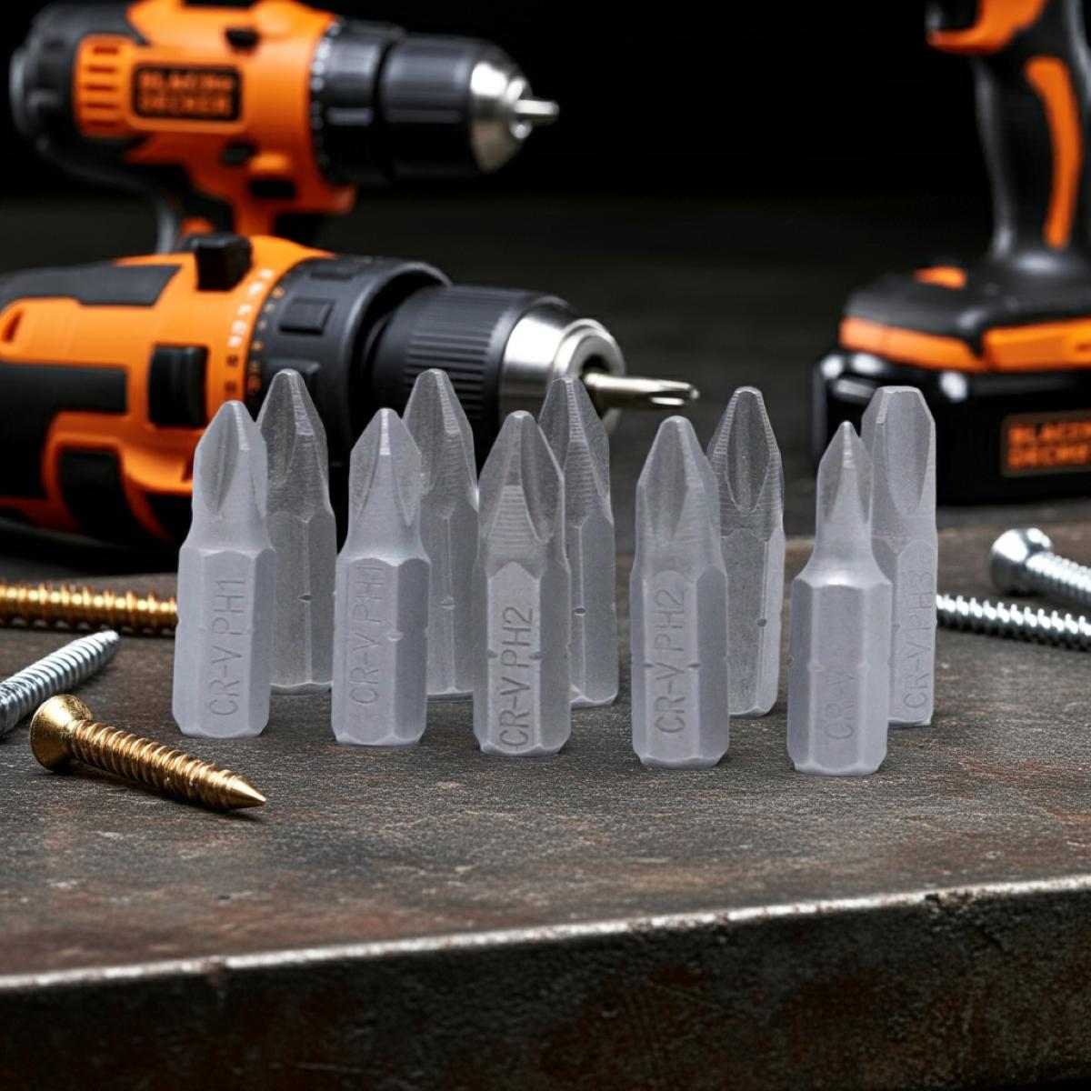 Jogo Bits Phillips 1/4'' 25 mm 10 Peças Tradestar - 3