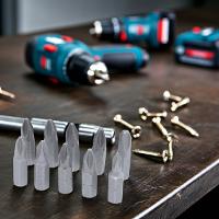 Jogo Bits Phillips 1/4'' 25 mm 10 Peças Tradestar