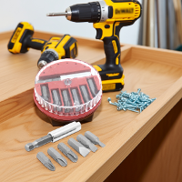 Jogo Bits Fenda Phillips Adaptador Magnético 7 Peças Tradestar