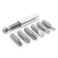 Jogo Bits Fenda Phillips Adaptador Magnético 7 Peças Tradestar - 9