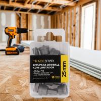 Jogo Bits 1/4" Philips PH2 c Limitador 25mm Drywall Tradestar - 3