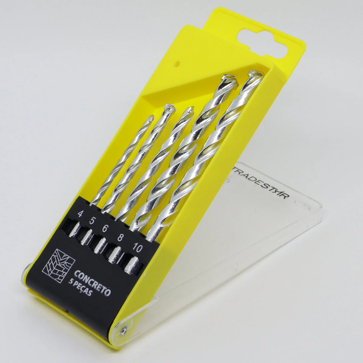 Jogo Broca Concreto 4 - 10 mm Vídea 5 Peças Tradestar - 5