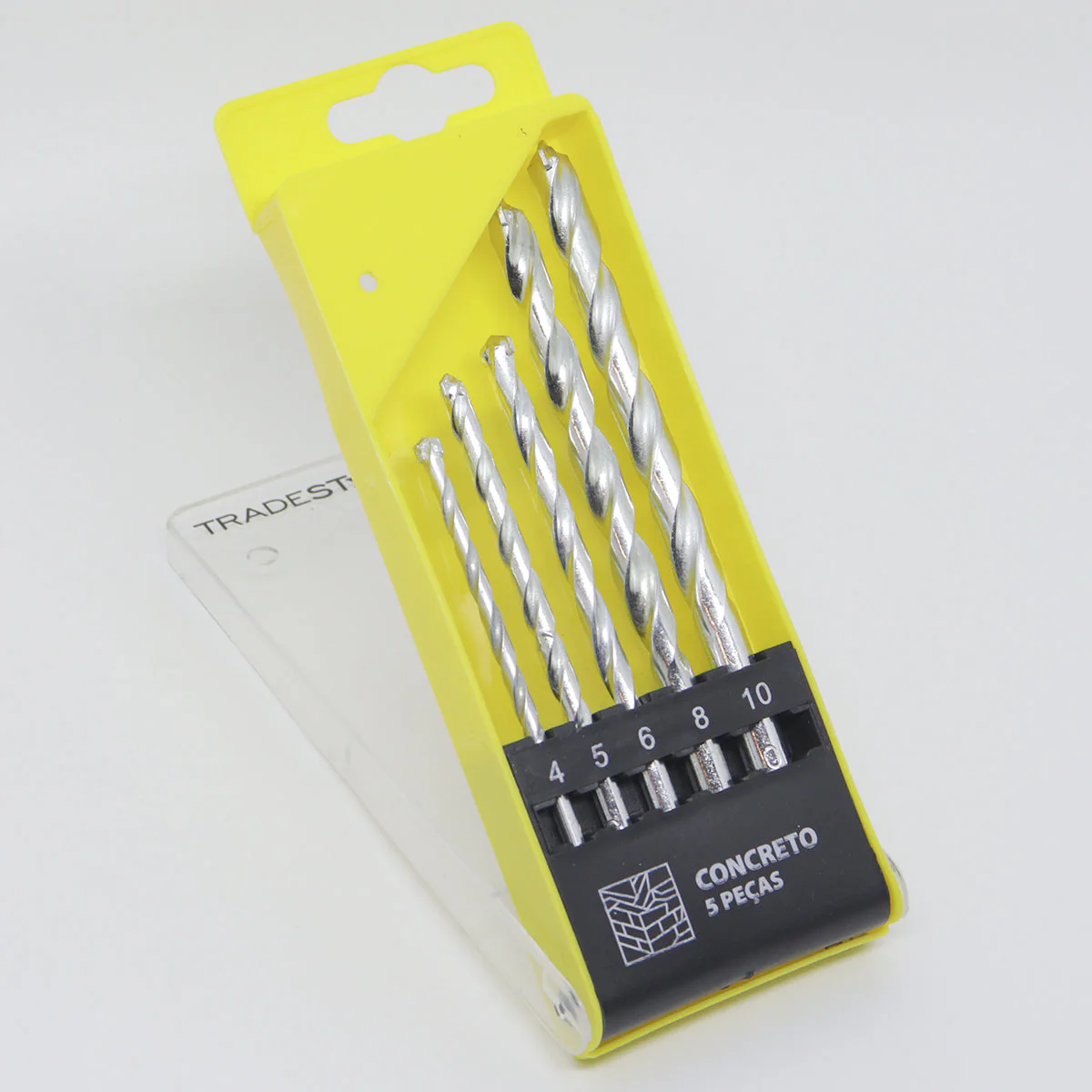 Jogo Broca Concreto 4 - 10 mm Vídea 5 Peças Tradestar - 7