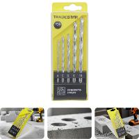 Jogo Broca Concreto 4 - 10 mm Vídea 5 Peças Tradestar - 1