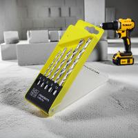 Jogo Broca Concreto 4 - 10 mm Vídea 5 Peças Tradestar