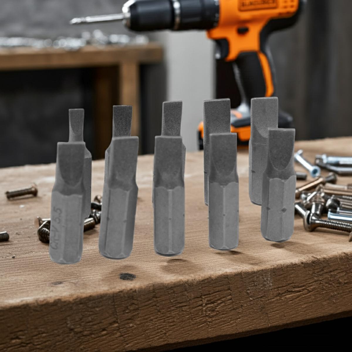 Jogo Bits Fenda 1/4'' 25 mm 10 Peças Tradestar - 4