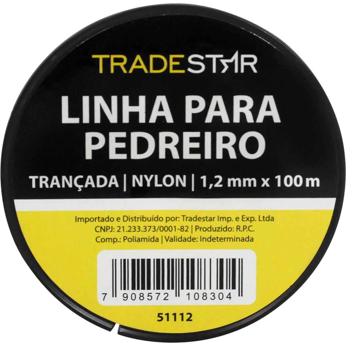Linha Pedreiro Nylon 1,2 MM  x 100 Metros Trançada Tradestar - 4