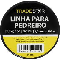 Linha Pedreiro Nylon 1,2 MM  x 100 Metros Trançada Tradestar