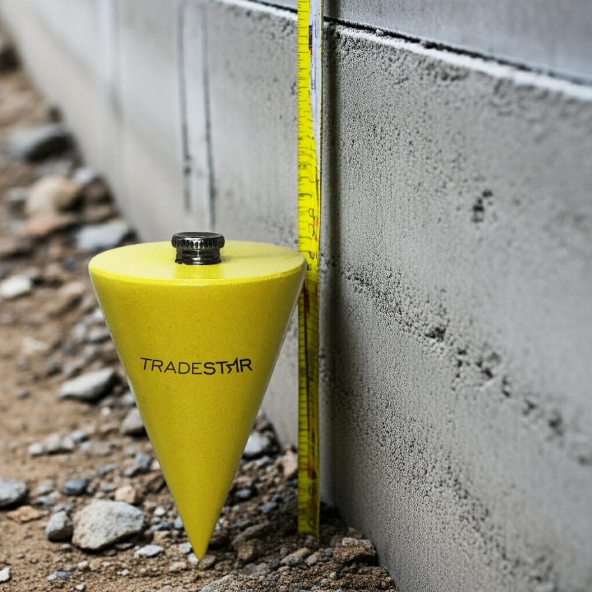 Prumo de Parede 400 G Aço Corda Nylon Tradestar - 6