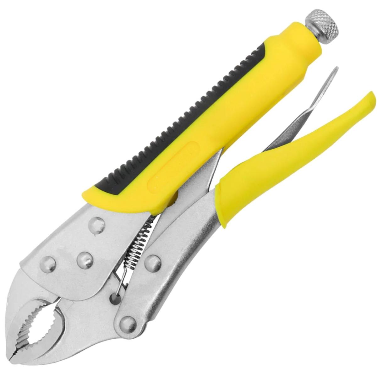 Alicate de Pressão 10'' Curvo Aço Carbono Cabo Borracha Tradestar - 2