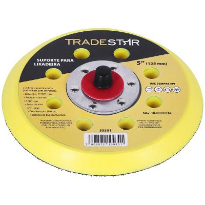 Suporte Lixadeira Pneumática 5'' 5/16'' UNF 8 Furos Tradestar